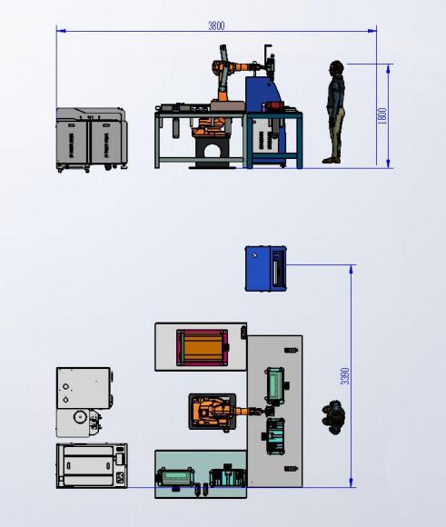 Sistema de soldadura láser 3D