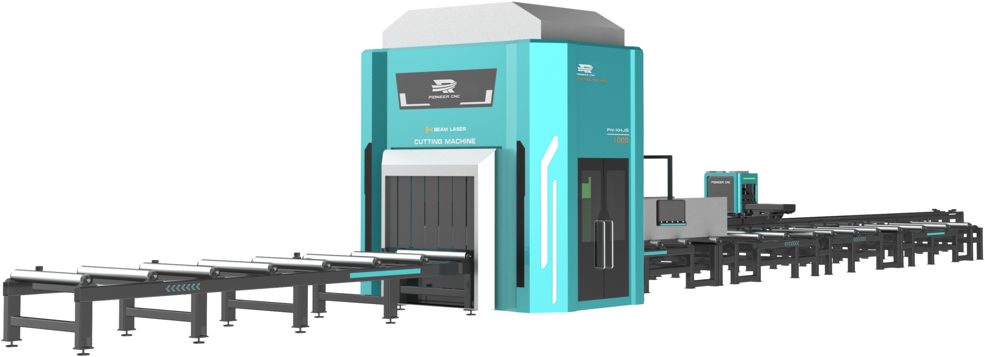  Máquina de corte por láser para tubos especiales de acero con vigas en H