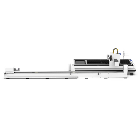 Máquina de corte por láser de láminas tubulares de doble plataforma