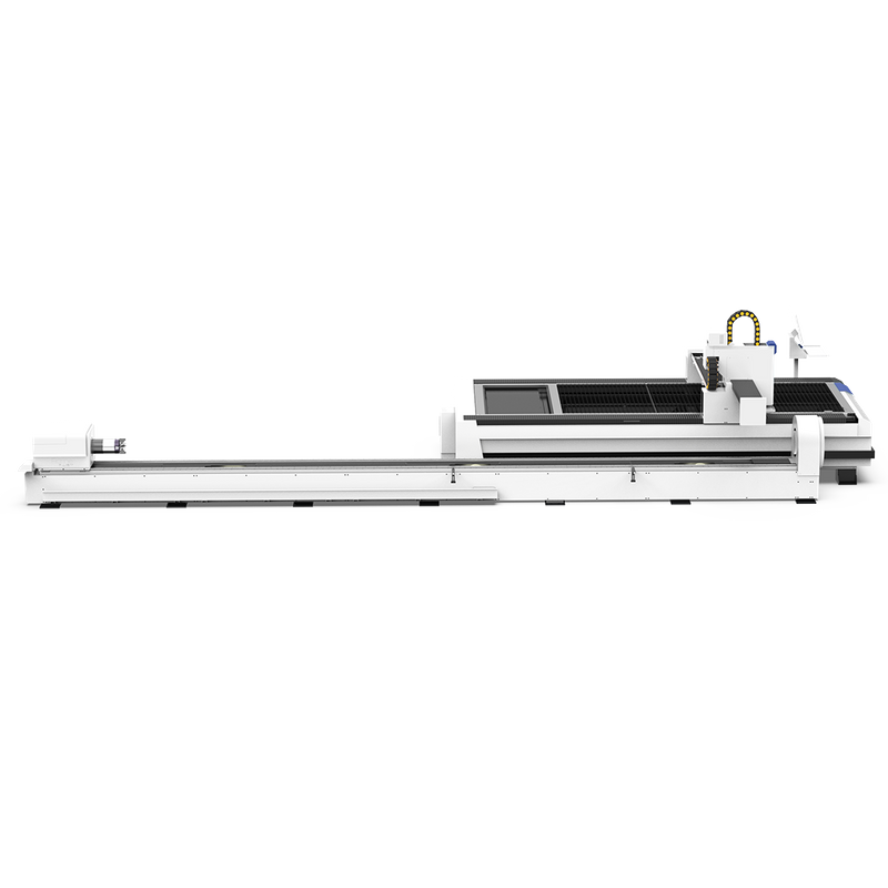 Máquina de corte por láser de láminas tubulares de doble plataforma