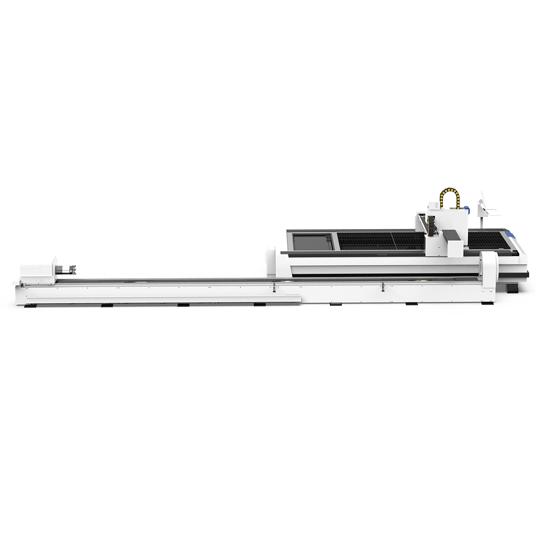 Máquina de corte por láser de láminas tubulares de doble plataforma